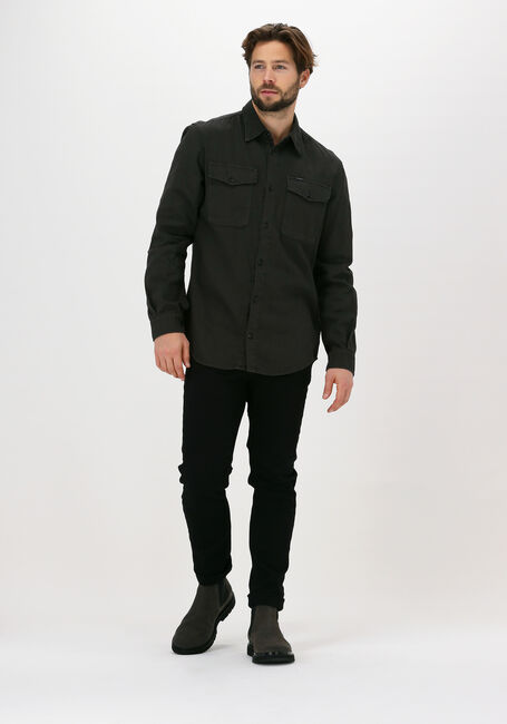 Grijze G-STAR RAW Casual overhemd MARINE SLIM SHIRT L/S - large
