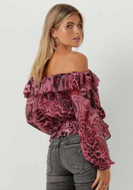 Roze GUESS Blouse OFF SHOULDER LUCY TOP - large