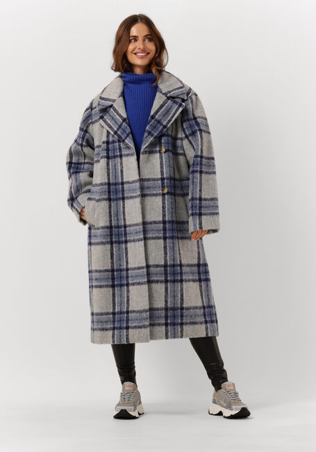 MODSTRÖM Manteau SALLIE CHECK COATR Gris clair - large