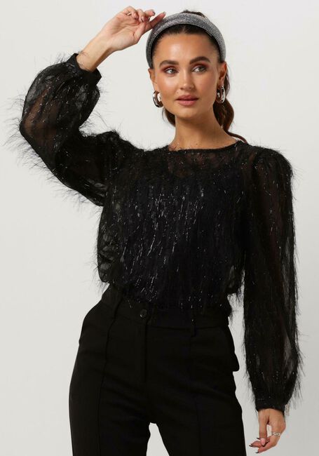 YDENCE Pull TOP POPPY en noir - large