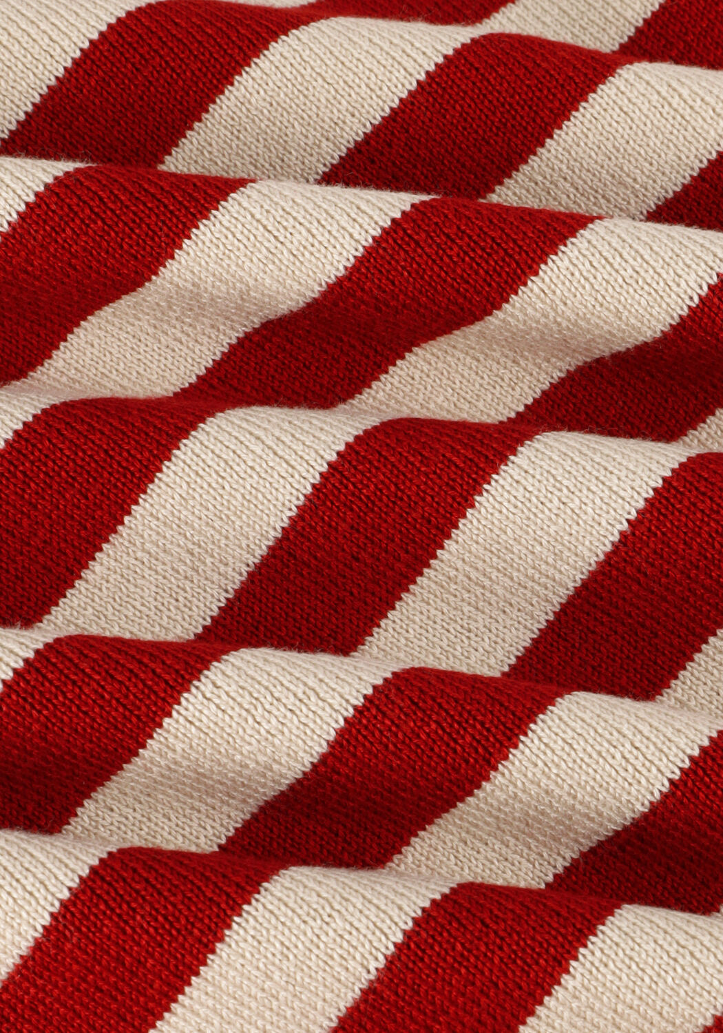 Rode OBJECT Trui OBJESTER S/S NEW KNIT PULLOVER - large