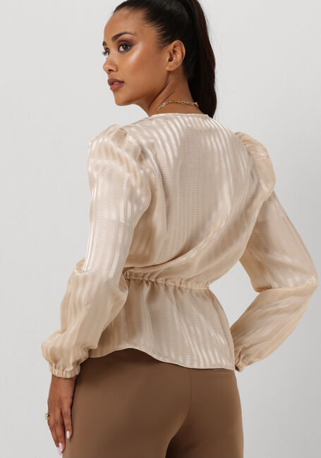ANOTHER LABEL LYS TOP L/S Blouses en beige - large