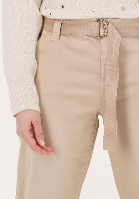SUMMUM Pantalon ALPACA TAPERED PANT FINE TWILL en beige - large