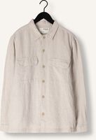 SELECTED MEN Chemise décontracté SLHMADS-LINEN OVERSHIRT LS NOOS en beige SELECTED MEN Chemise décontracté SLHMADS-LINEN OVERSHIRT LS NOOS en beige - medium