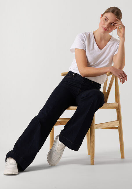 Donkerblauwe 7 FOR ALL MANKIND Flared jeans MODERN DOJO ROYAL WITH EMBROIDERED - large