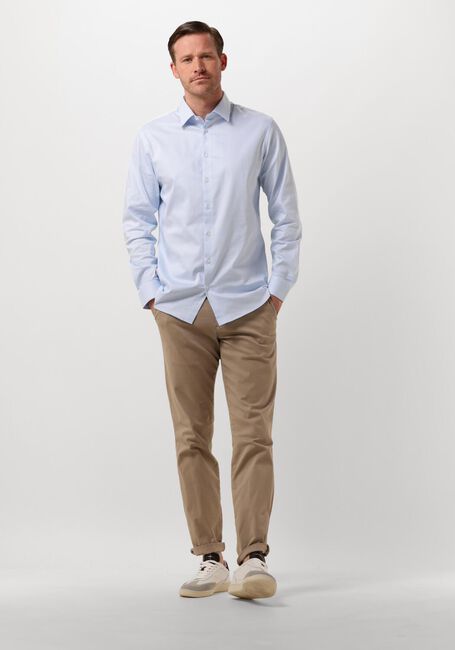 Lichtblauwe SELECTED HOMME Klassiek overhemd SLHSLIM-PERFORMANCE SHIRT LS NOOS - large