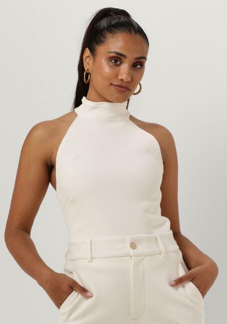 Witte VANILIA Top STRUC CLEAN HALTER - large