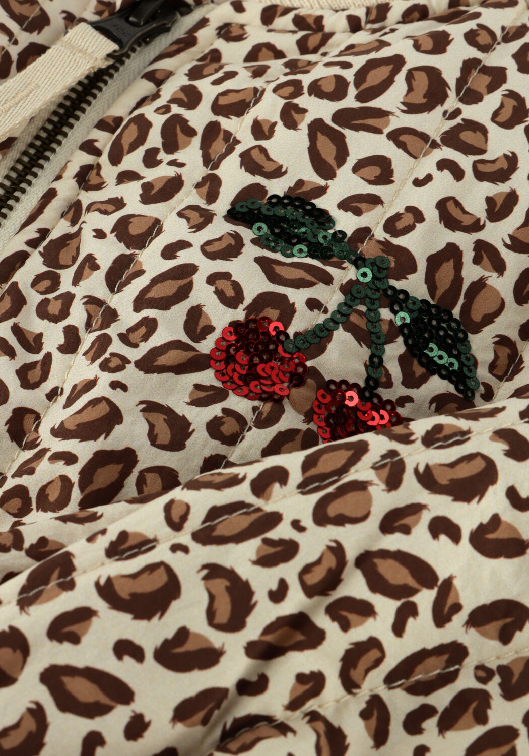 KONGES SLOJD Jack JUNO PRINTED SEQUIN JACKET en marron - large