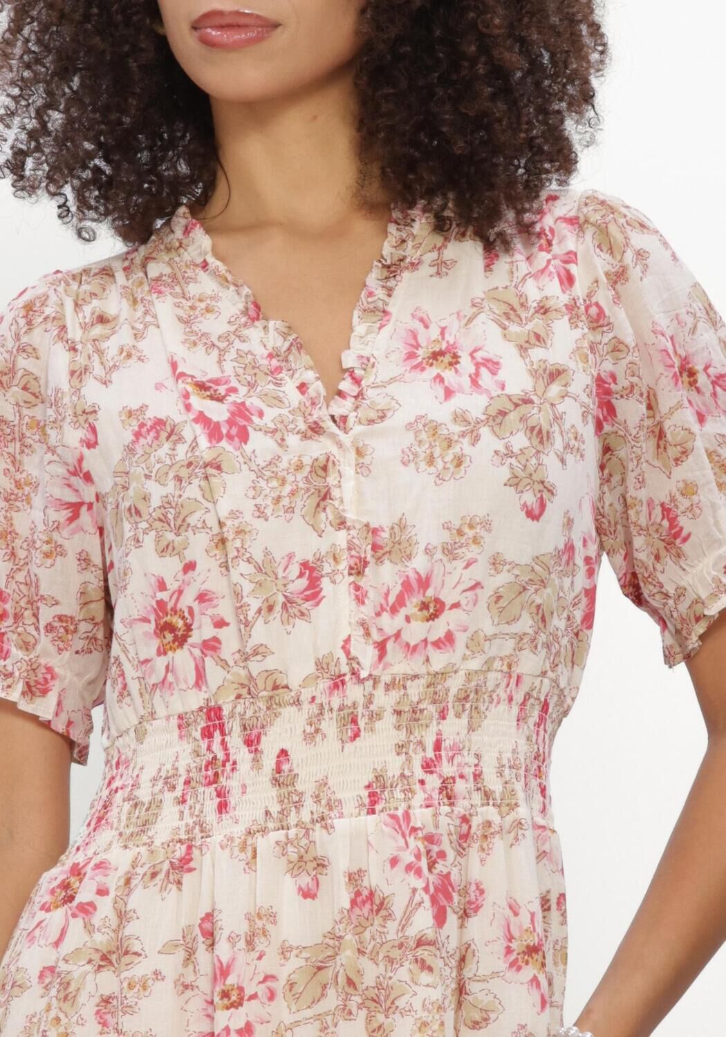 NEO NOIR KANZA FLOWER ROSE DRESS Robes en rose - large