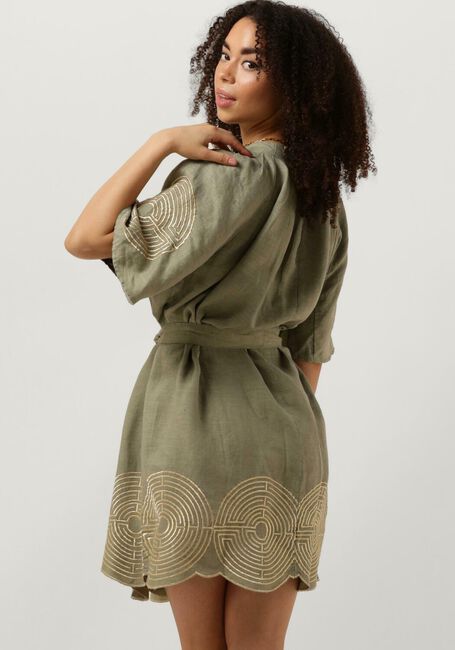GREEK ARCHAIC KORI Mini robe 230091 en vert - large