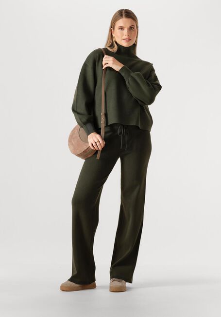 MSCH COPENHAGEN Pantalon large MSCHTHAMIRA PANTS Vert foncé - large