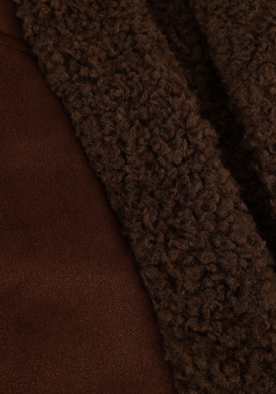 POM AMSTERDAM Gilet GILET - LAMMY BROWN en marron - large