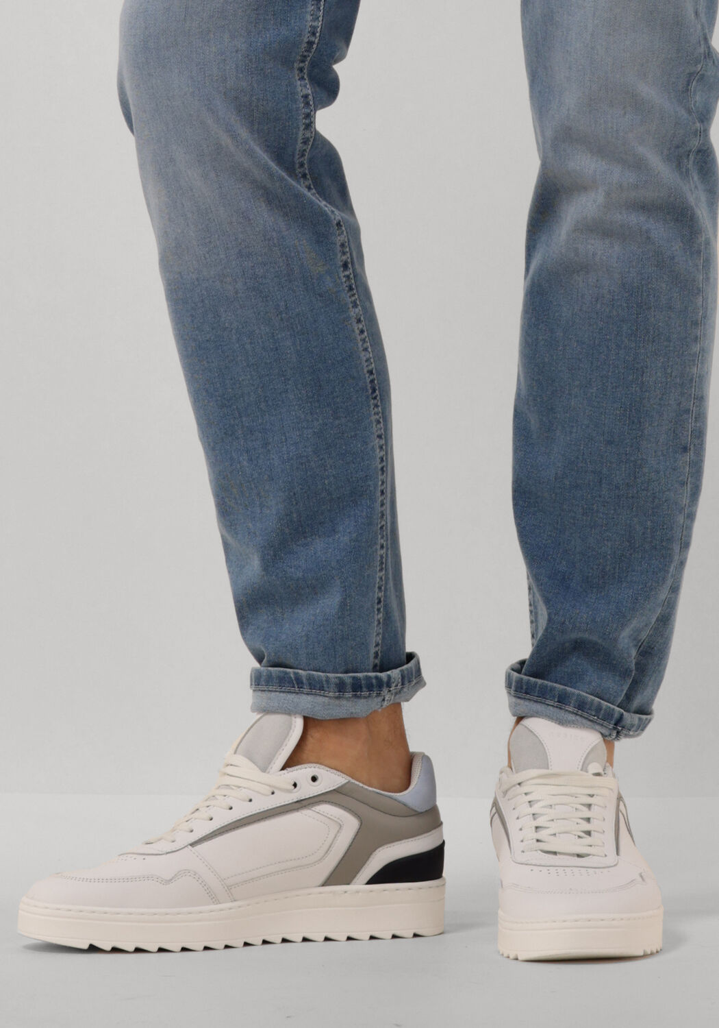 Witte NUBIKK Sneakers CLIFF CANE - large