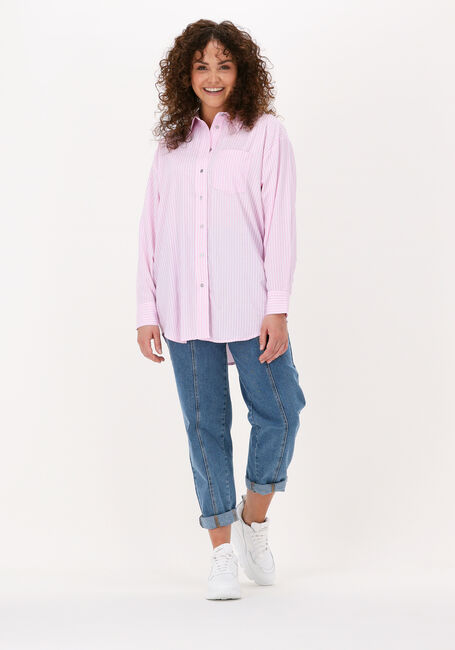 Roze CO'COUTURE Blouse NIMBUS STRIPE OVERSIZE SHIRT - large