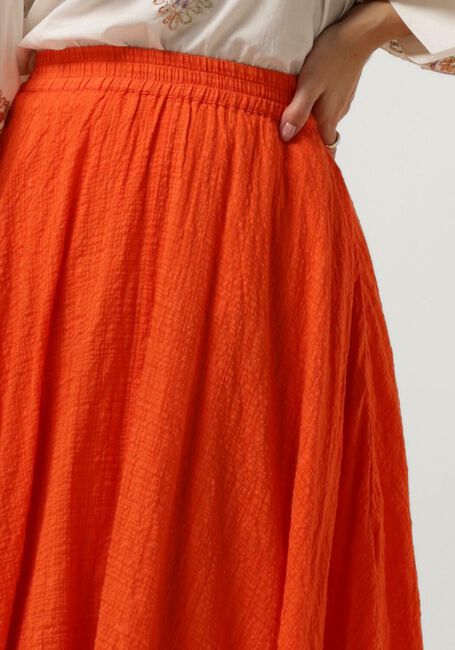STELLA FOREST Jupe midi E24JU005 en orange - large