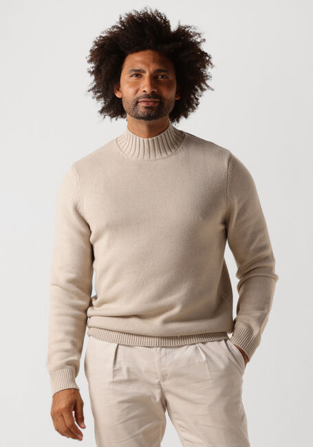 PROFUOMO Col roulé PULLOVER MOCK NECK en beige - large