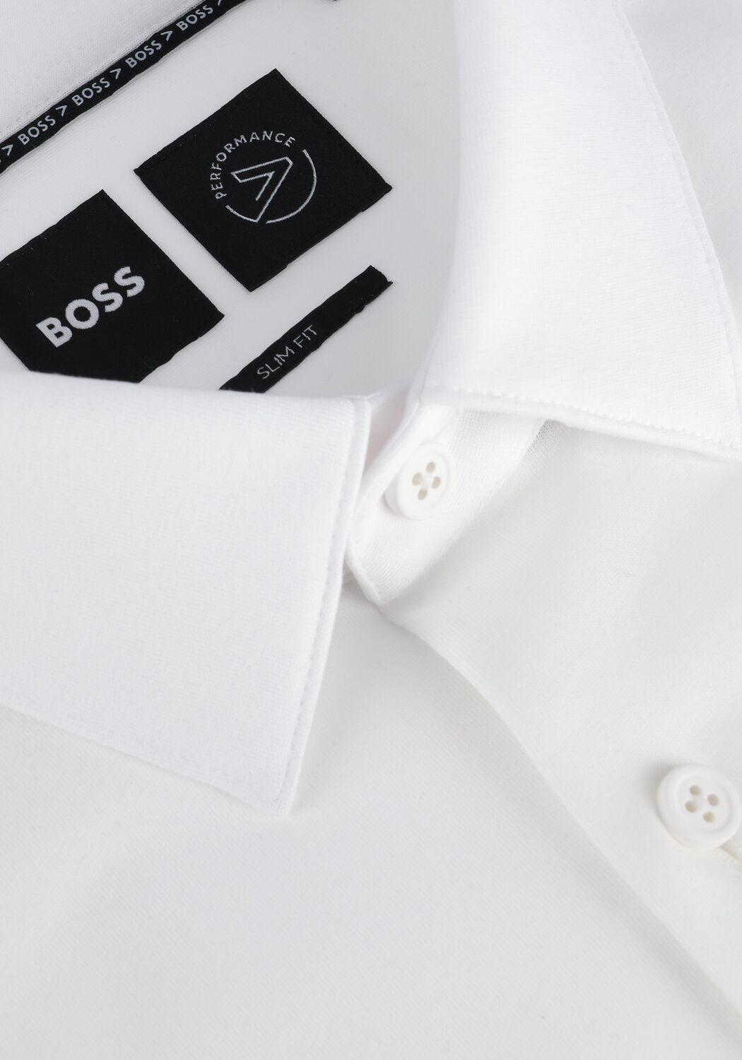 BOSS BLACK Chemise classique P-HANK-S-KENT-C1-222 en blanc - large