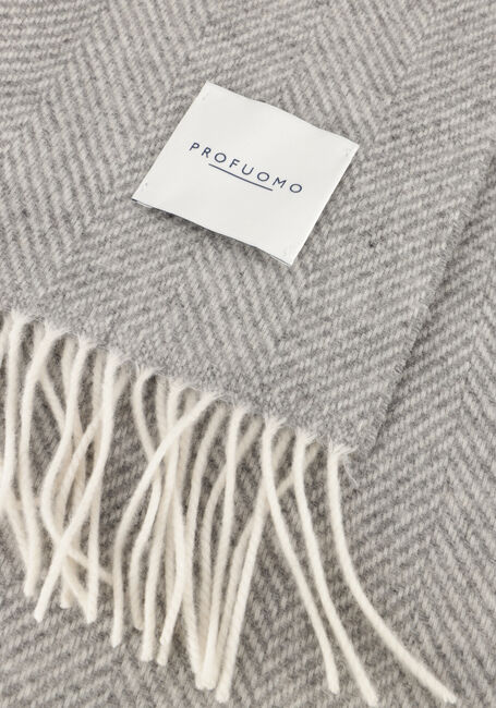PROFUOMO SCARF LAMBSWOOL Foulard en gris - large
