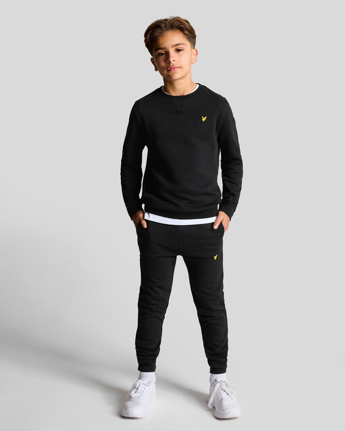 LYLE & SCOTT Pantalon de jogging SKINNY SWEAT PANT en noir - large