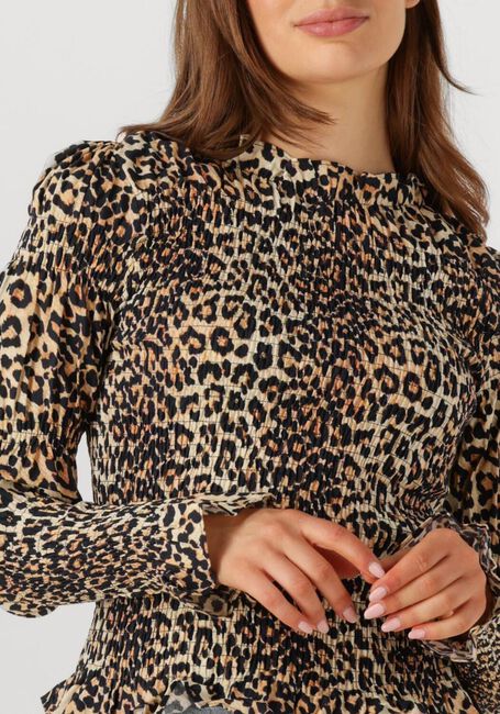 Beige Y.A.S. Top YASCHEMMA LS SMOCK TOP - large