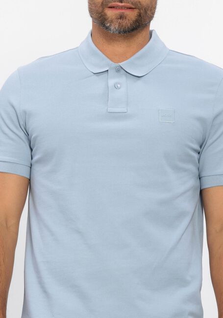 BOSS ORANGE Polo PASSENGER Bleu clair - large