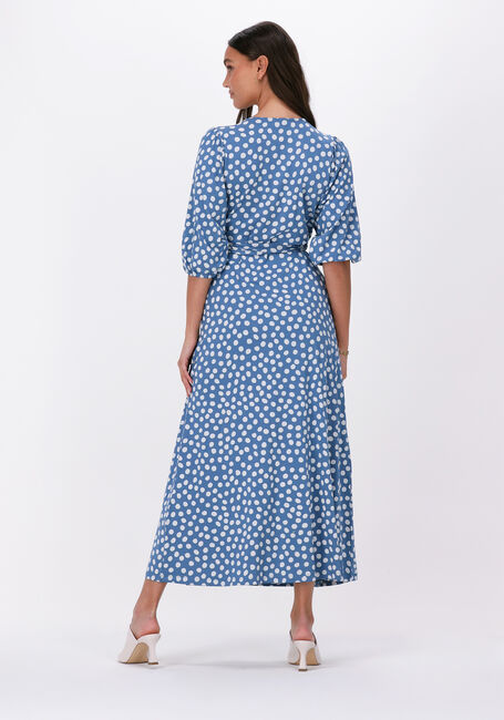 Blauwe JANSEN AMSTERDAM Maxi jurk NADINE - large