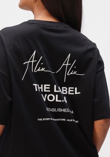 ALIX THE LABEL T-shirt LADIES KNITTED BULL T-SHIRT en noir - large