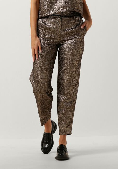 SELECTED FEMME Pantalon SLFVIOLET-RIA MW CROPPED PANT en or - large