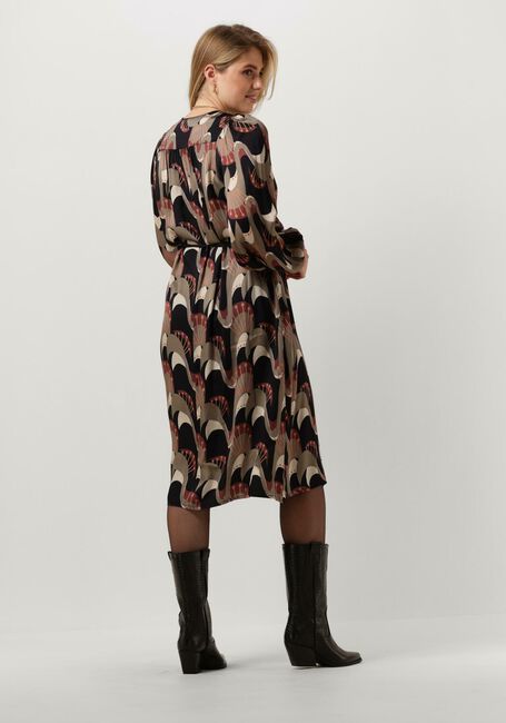 Multi SUMMUM Midi jurk DRESS ABSTRACT PEACOCK - large
