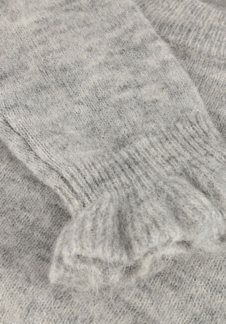 Lichtgrijze SELECTED WOMEN Trui SLFLULU LS KNIT FRILL CUFF O-NECK Lichtgrijze SELECTED WOMEN Trui SLFLULU LS KNIT FRILL CUFF O-NECK - large