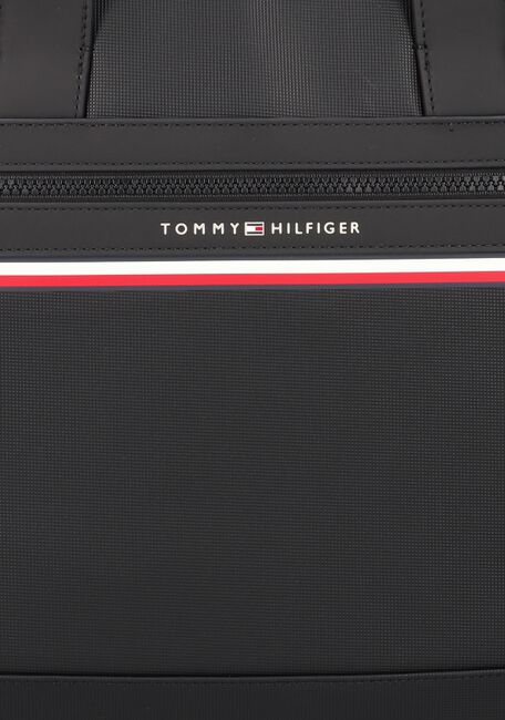 Zwarte TOMMY HILFIGER Laptoptas STRIPE COMPUTER BAG - large