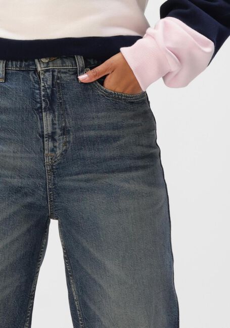 Blauwe TOMMY JEANS Wide jeans CLAIRE HR WD TURN UP EI6154 - large