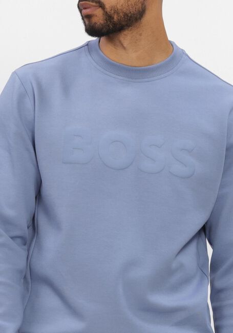 Blauwe BOSS GREEN Trui SALBO - large
