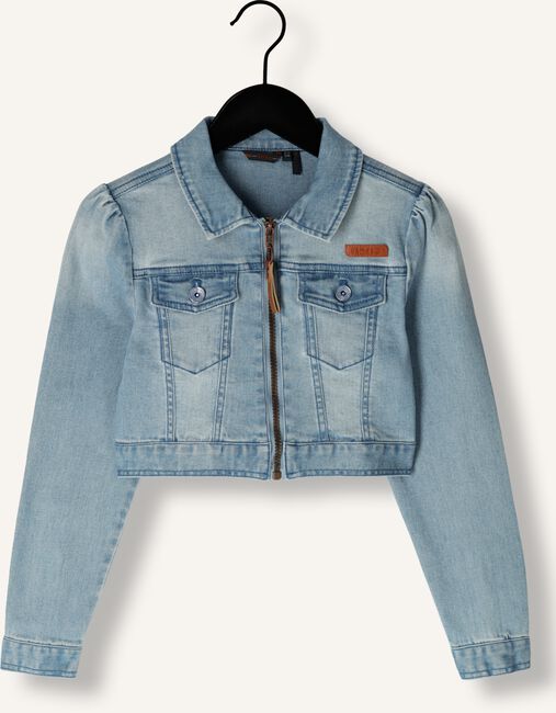 Lichtblauwe NONO Spijkerjas DONNA DENIM JACKET WITH ZIPPER Lichtblauwe NONO Spijkerjas DONNA DENIM JACKET WITH ZIPPER - large