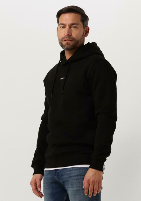 PURE PATH Chandail ESSENTIAL LOGO HOODIE en noir - large