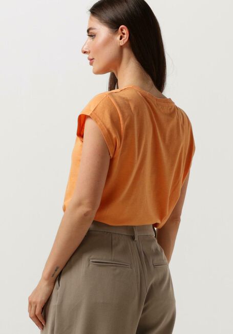 CC HEART T-shirt BASIC V-NECK T-SHIRT en orange - large