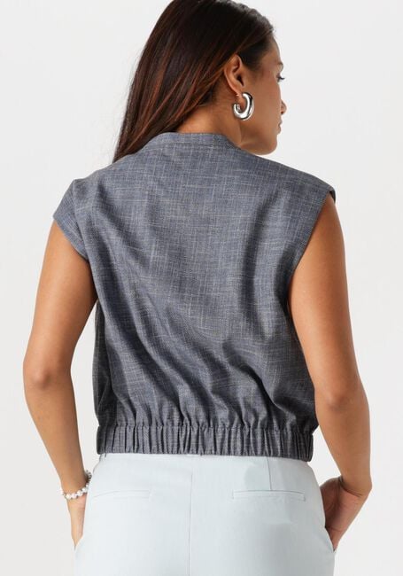 AAIKO Gilet OLIVIA DENIM VIS 368 en bleu - large