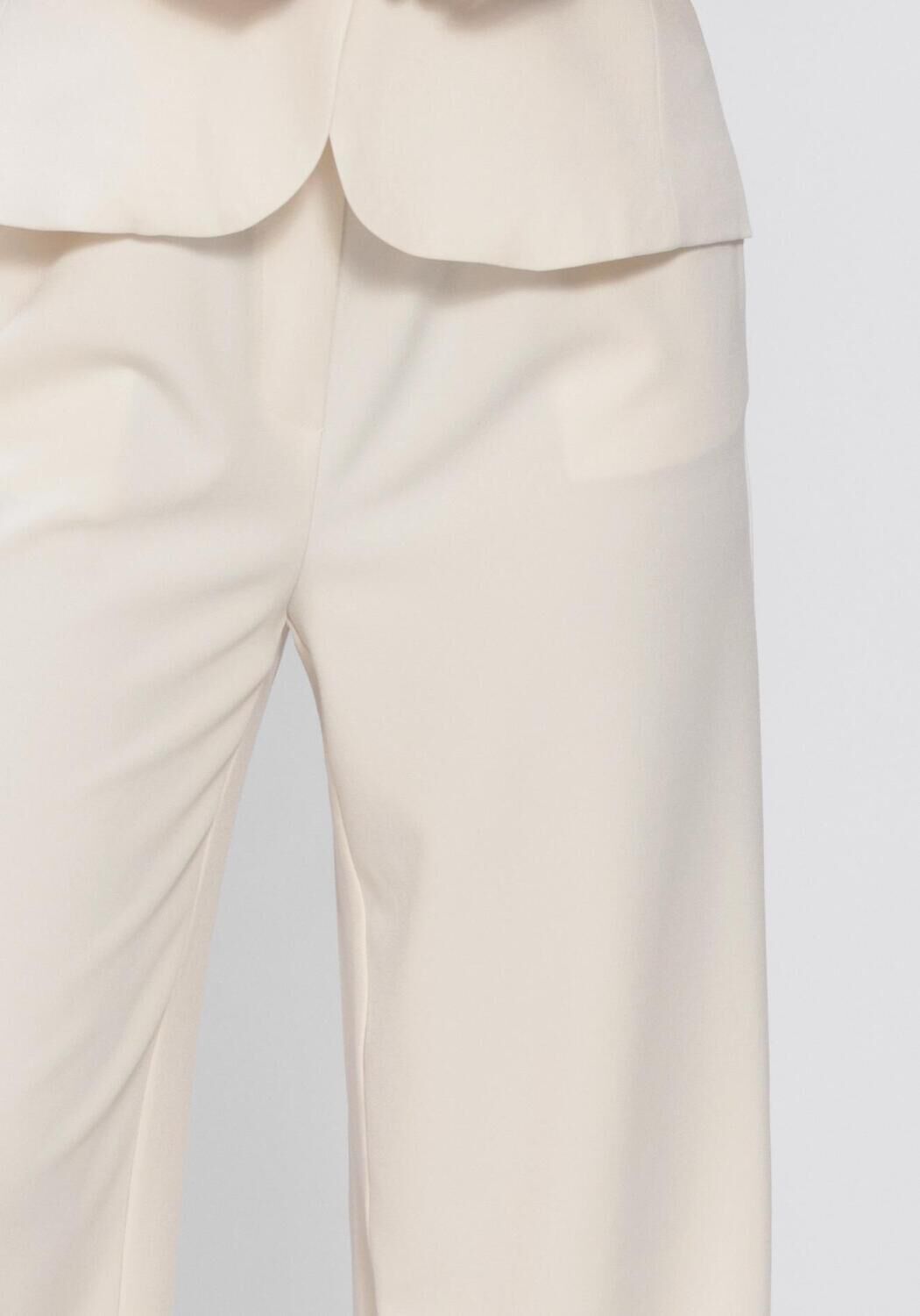 Ecru YDENCE Wijde broek PANTS YADE TALL - large