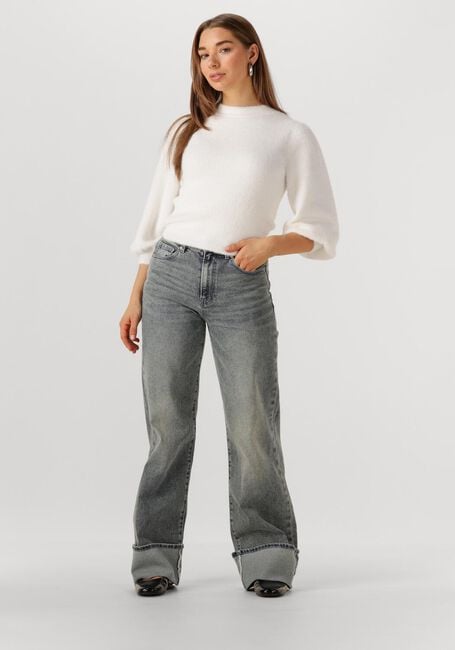 Witte CATWALK JUNKIE Trui FUZZY PUFF SLEEVE KNIT - large