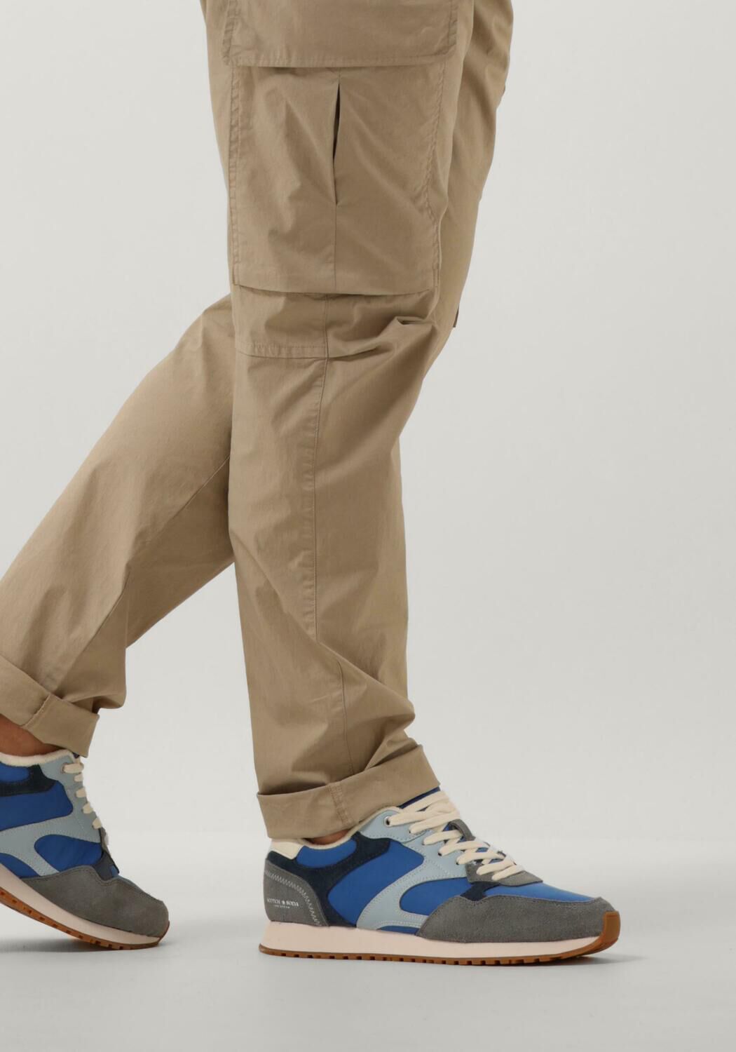 SCOTCH & SODA Baskets basses CLEAVE 1A en bleu - large