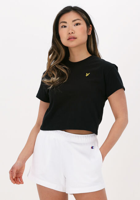 LYLE & SCOTT T-shirt CROPPED T-SHIRT en noir - large