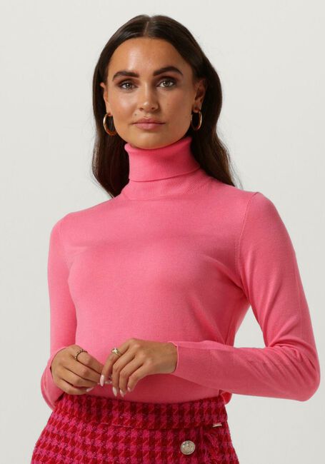 Roze LIU JO Coltrui ECS MAGLIA M/L DVITA COLORLOGO - large