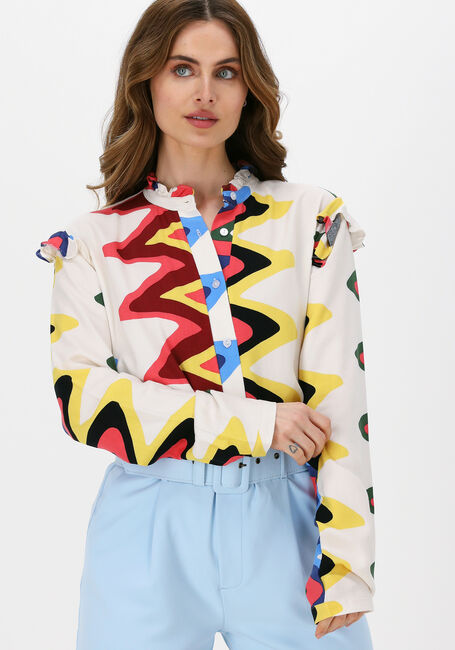 EST'SEVEN EST’FRINGLE BLOUSE Blouses en multicolore - large