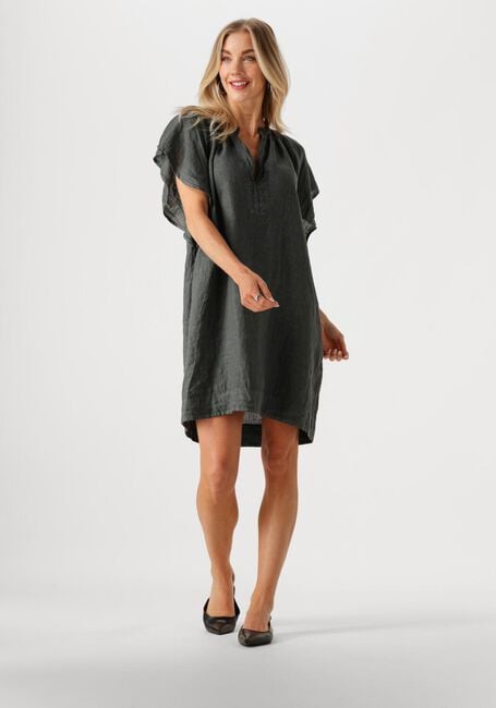 BY-BAR Mini robe VINA LINEN DRESS en gris - large
