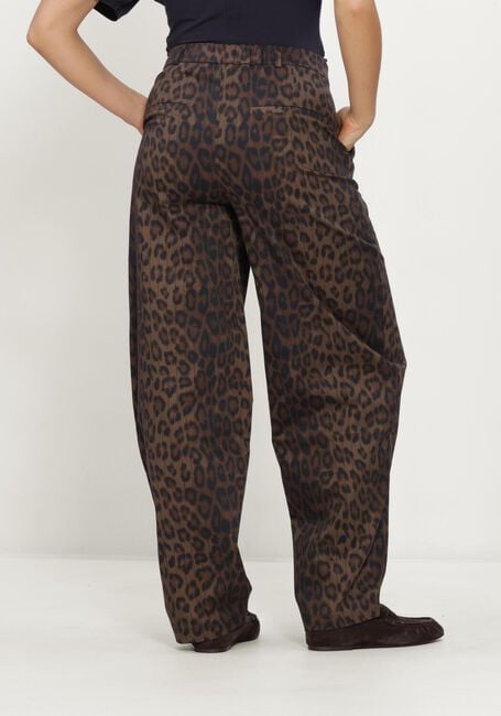 ALIX THE LABEL Barrel jeans LADIES WOVEN ANIMAL BARREL PANTS en noir - large