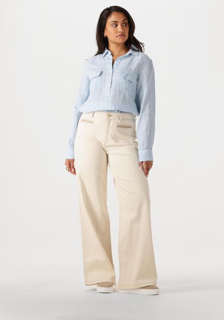 MOS MOSH MMENNA LINEN POCKET BLOUSE Blouses Bleu clair - large