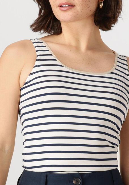 NUKUS Haut JUBA SINGLET STRIPE en bleu - large