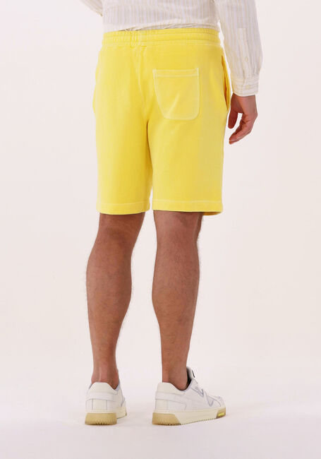 Gele LYLE & SCOTT Korte broek PIGMENT DYE SWEATSHORT MEN - large