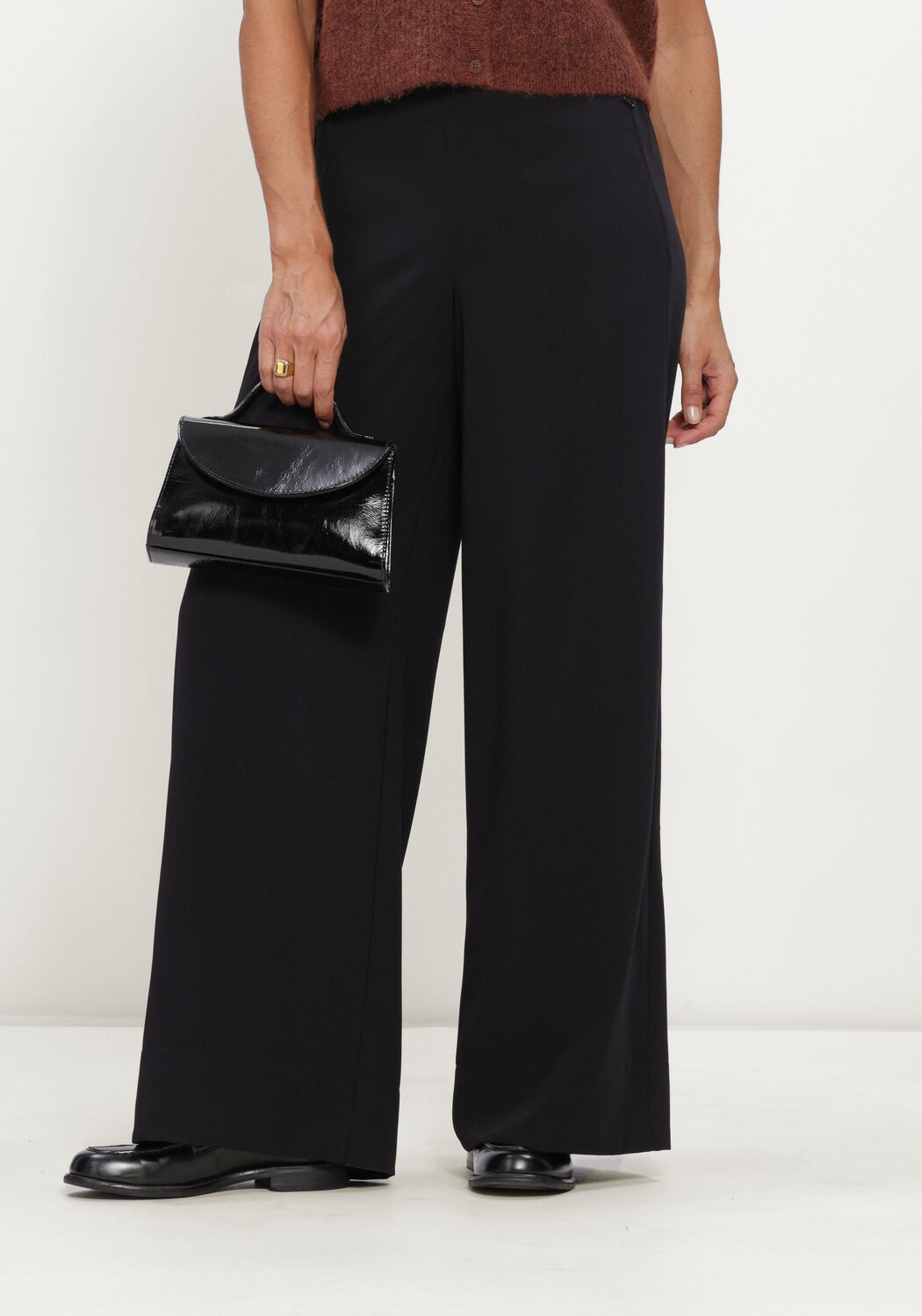 Zwarte MAC Culottes 0231L FLOATING CREPE - large