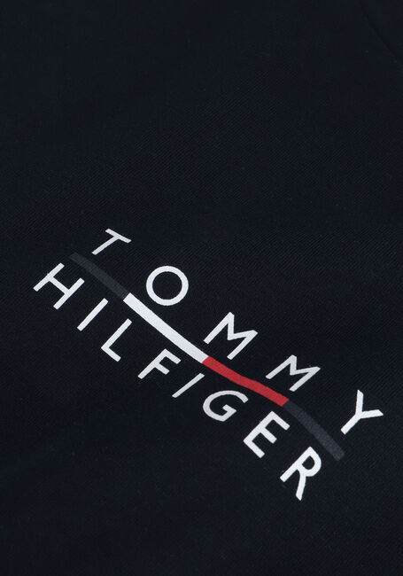 TOMMY HILFIGER T-shirt SQUARE LOGO TEE Bleu foncé - large